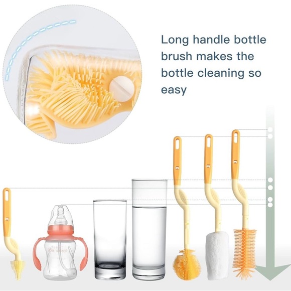 NIB Baby Bottle Brush and Drying Rack with Bottle Brush - Picture 11 of 14